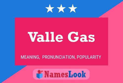 Valle Gas Naam Poster