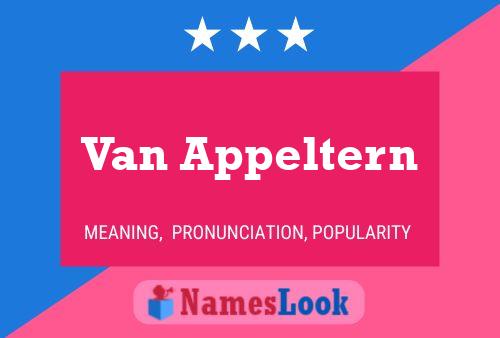 Van Appeltern Naam Poster