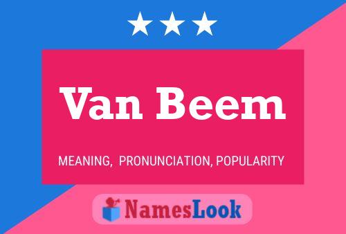 Van Beem Naam Poster