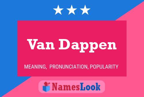 Van Dappen Naam Poster