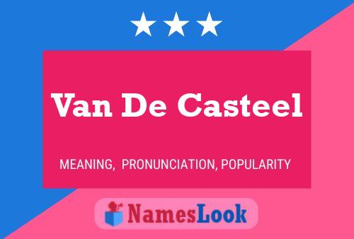 Van De Casteel Naam Poster