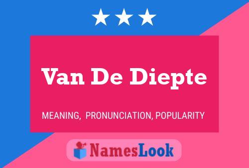 Van De Diepte Naam Poster