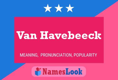 Van Havebeeck Naam Poster