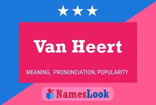 Van Heert Naam Poster