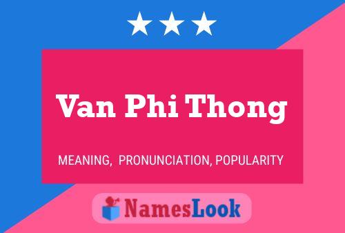 Van Phi Thong Naam Poster