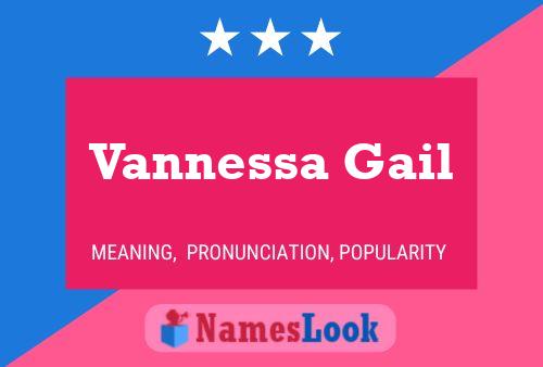 Vannessa Gail Naam Poster