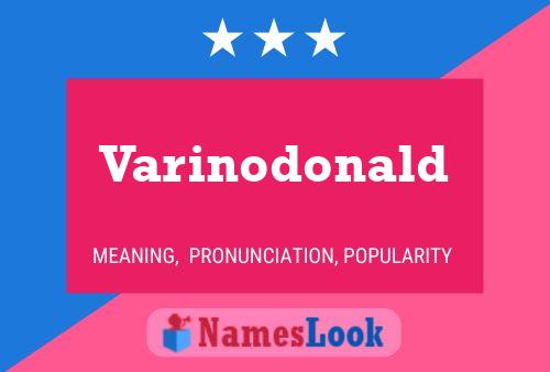 Varinodonald Naam Poster