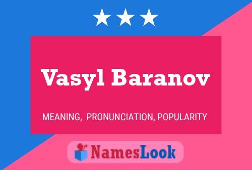 Vasyl Baranov Naam Poster