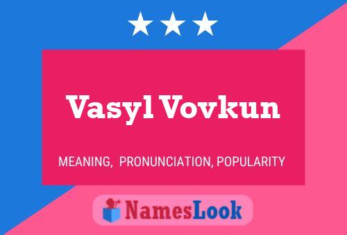 Vasyl Vovkun Naam Poster