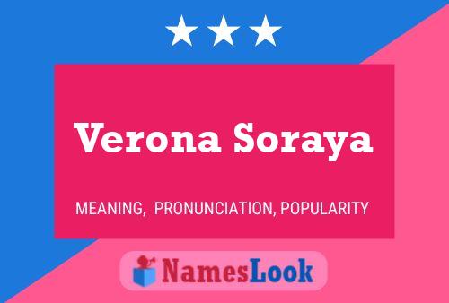 Verona Soraya Naam Poster