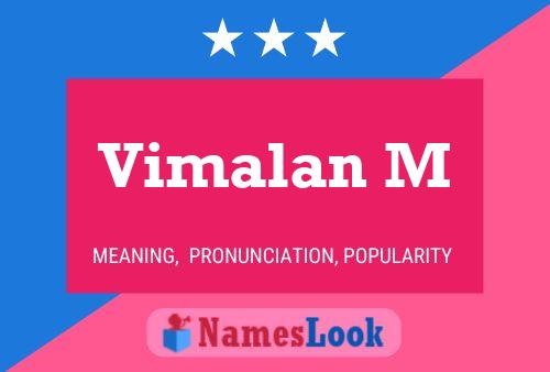 Vimalan M Naam Poster