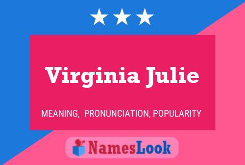 Virginia Julie Naam Poster