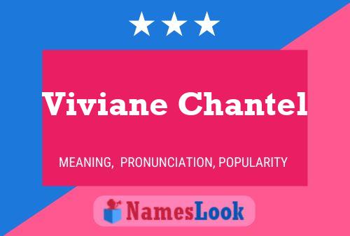 Viviane Chantel Naam Poster