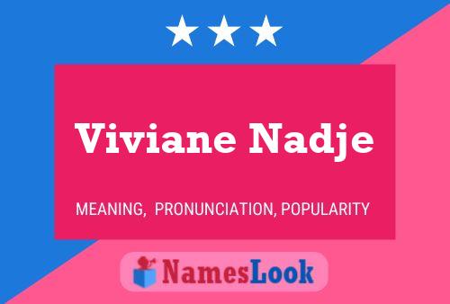 Viviane Nadje Naam Poster