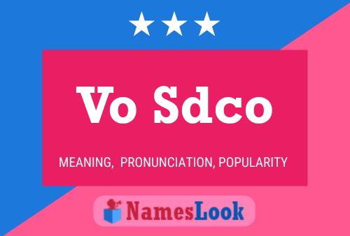 Vo Sdco Naam Poster