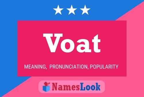 Voat Naam Poster