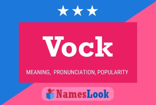 Vock Naam Poster