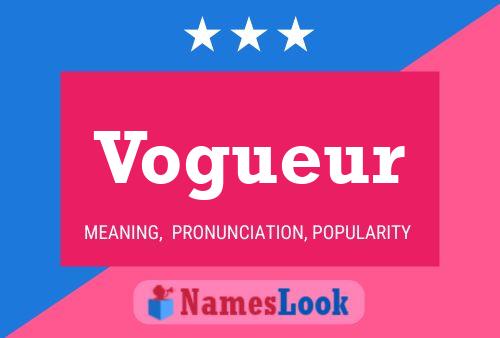 Vogueur Naam Poster