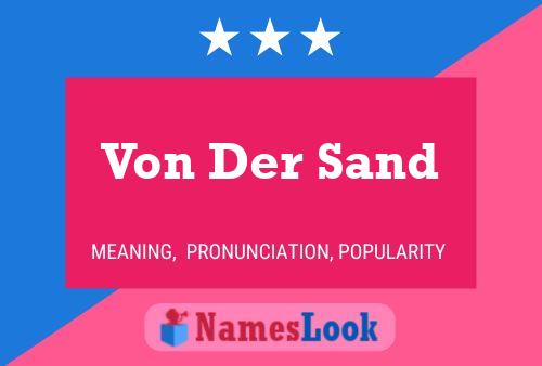 Von Der Sand Naam Poster