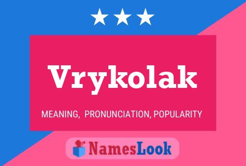 Vrykolak Naam Poster