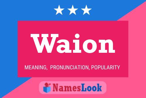 Waion Naam Poster