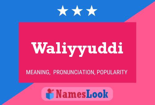 Waliyyuddi Naam Poster