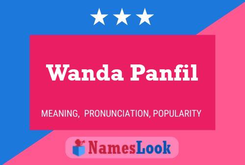 Wanda Panfil Naam Poster