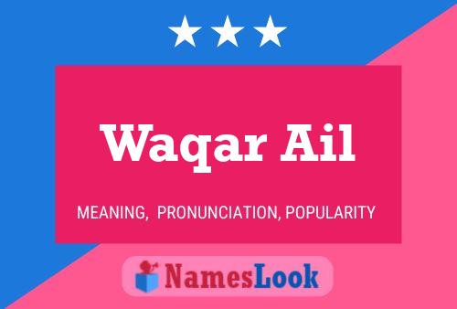 Waqar Ail Naam Poster