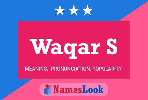 Waqar S Naam Poster