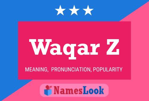 Waqar Z Naam Poster