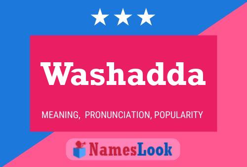 Washadda Naam Poster