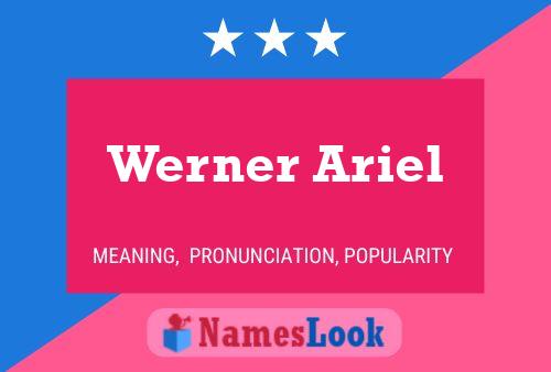 Werner Ariel Naam Poster