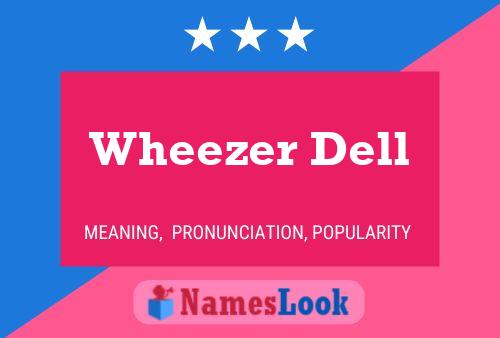 Wheezer Dell Naam Poster