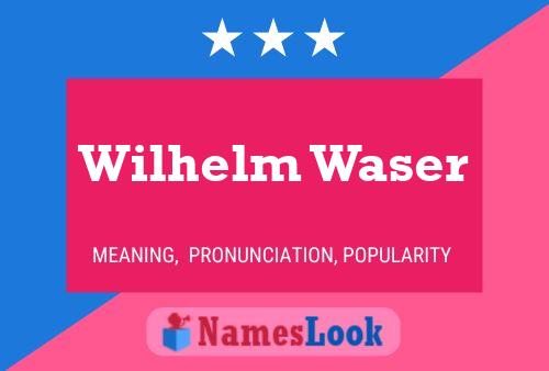 Wilhelm Waser Naam Poster