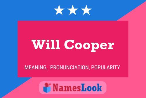 Will Cooper Naam Poster