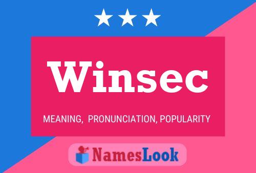 Winsec Naam Poster