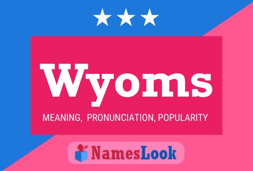 Wyoms Naam Poster