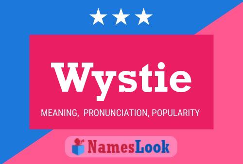 Wystie Naam Poster