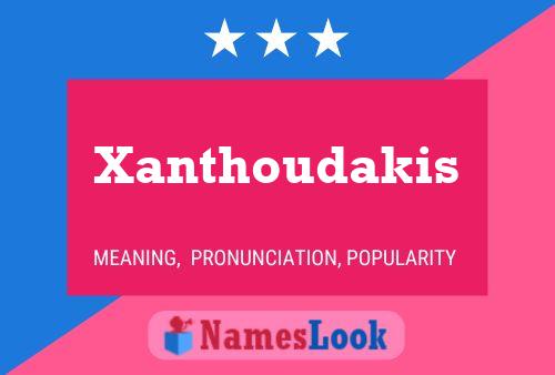 Xanthoudakis Naam Poster