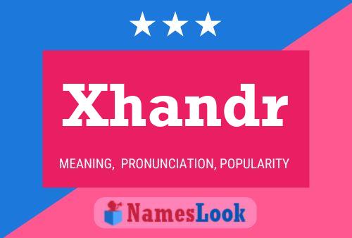 Xhandr Naam Poster