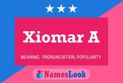 Xiomar A Naam Poster