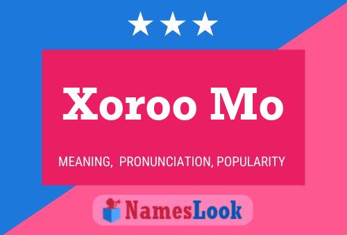 Xoroo Mo Naam Poster