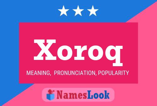 Xoroq Naam Poster