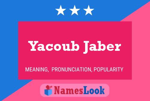 Yacoub Jaber Naam Poster