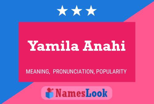 Yamila Anahi Naam Poster