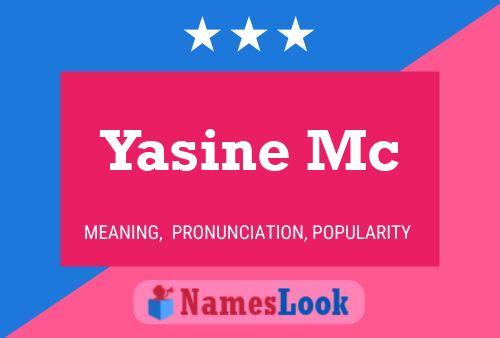 Yasine Mc Naam Poster