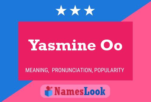 Yasmine Oo Naam Poster