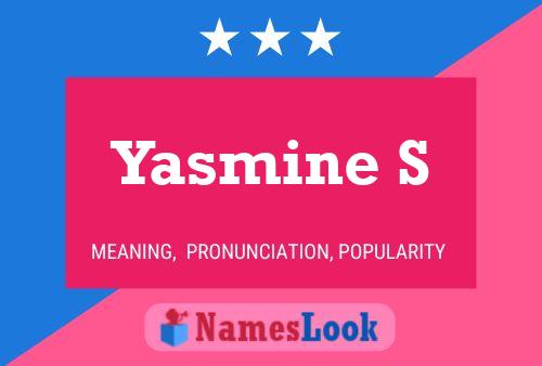 Yasmine S Naam Poster