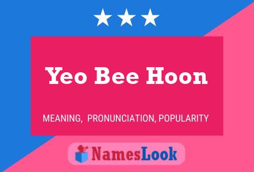 Yeo Bee Hoon Naam Poster