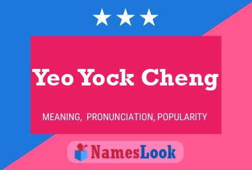 Yeo Yock Cheng Naam Poster